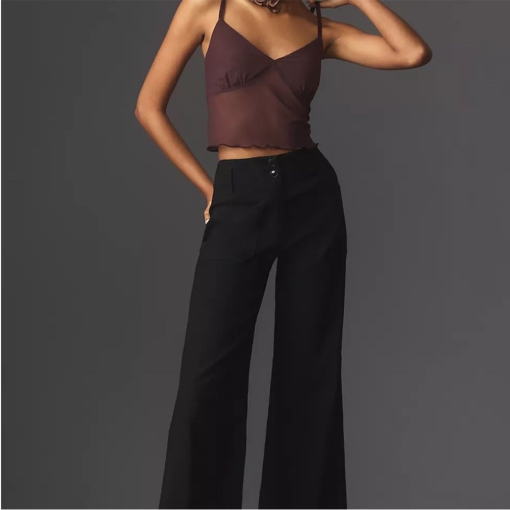 Maeve Anthropologie JUNIE Wide Leg Jeans